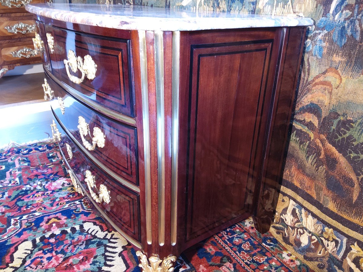 Commode D époque Régence-photo-3